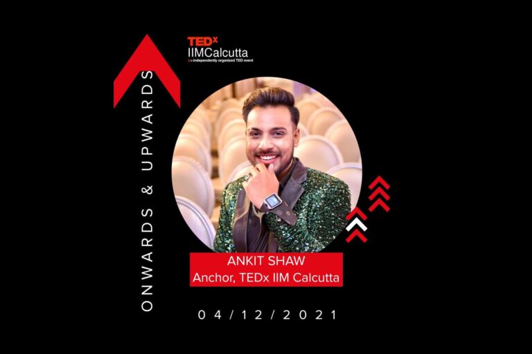 TEDx IIM Calcutta’s Official Anchor Ankit Shaw Hosts the Event
