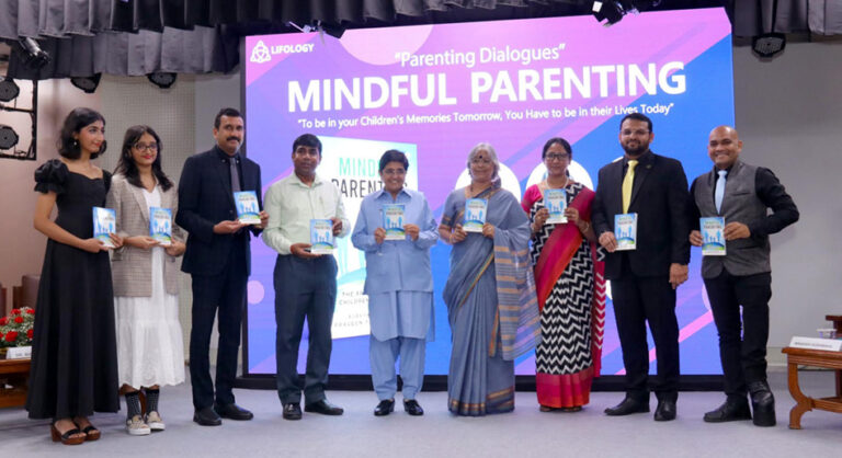 Dr Kiran Bedi and CBSE Director Dr Biswajit Saha release book on ‘Mindful Parenting’ by Author Ajayya Kumar
