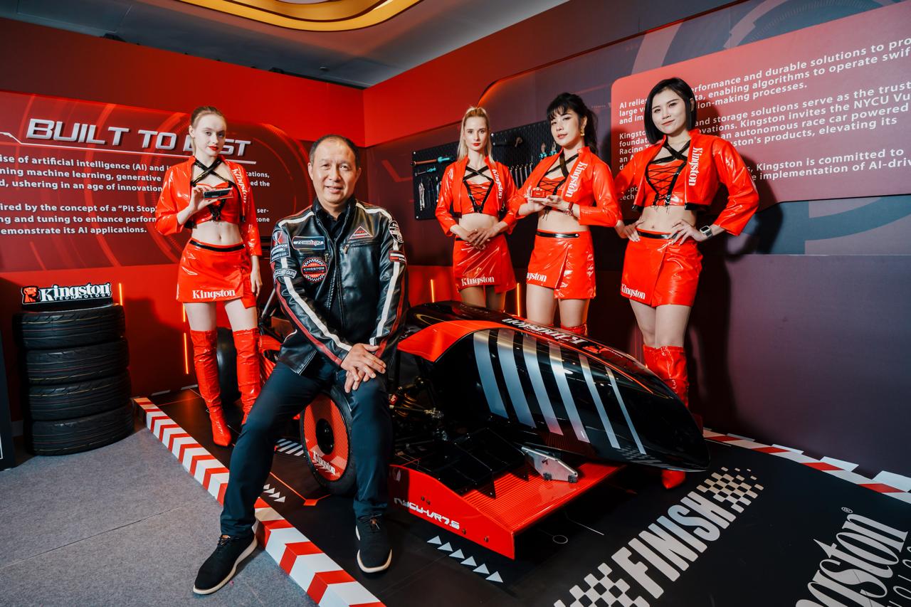 COMPUTEX 2024 Kingston, Racing Beyond Limits with Racecar-Inspired DDR5 Memory, DDR5 CAMM2 and AI Applicati