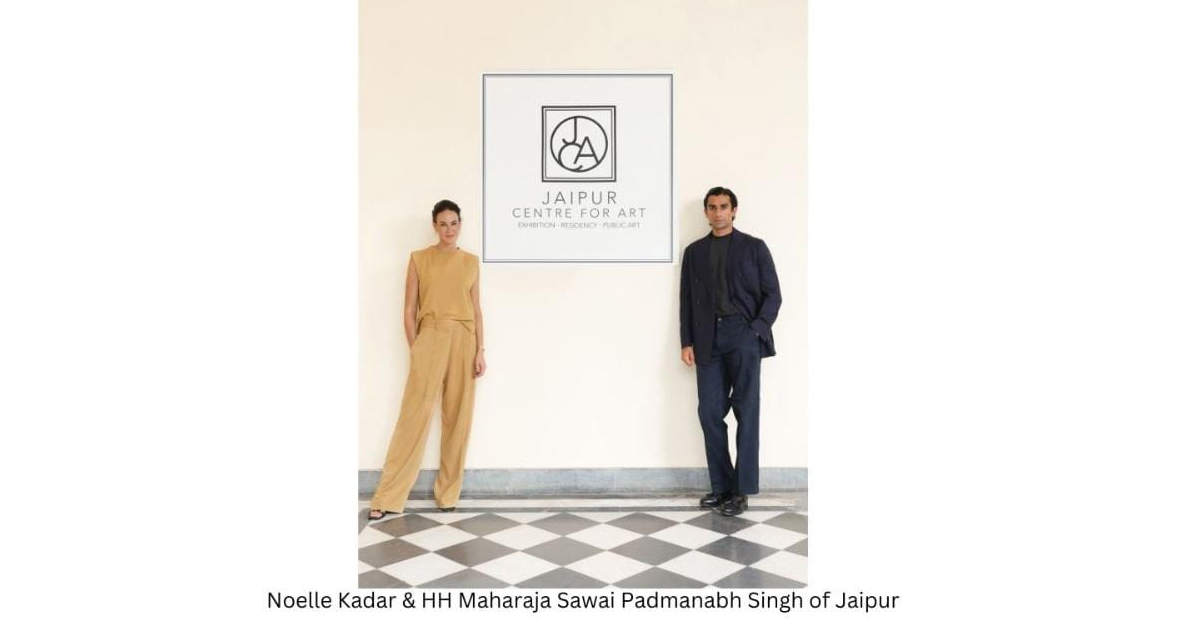 HH Maharaja Sawai Padmanabh Singh of Jaipur & Contemporary Arts Specialist, Noelle Kadar launch Jaipur Centre for Art at City Palace