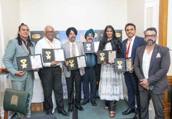 Asian UK Business Excellence Award Winners at The House of Commons, London, UK