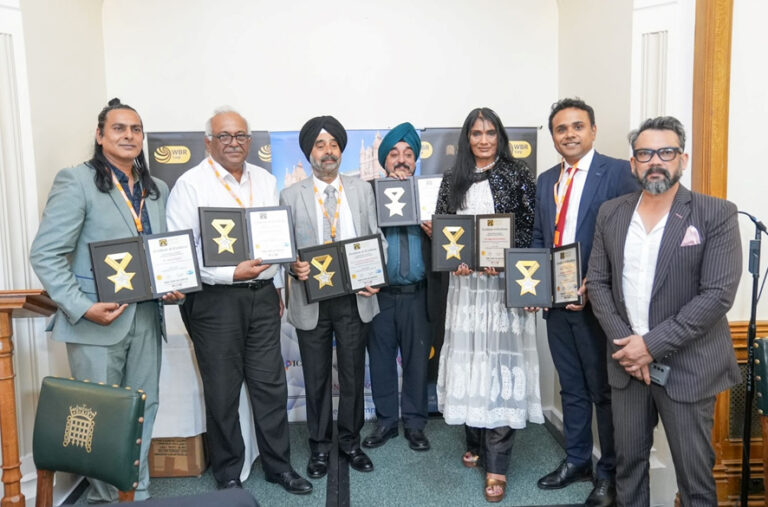 Asian UK Business Excellence Award Winners at The House of Commons, London, UK