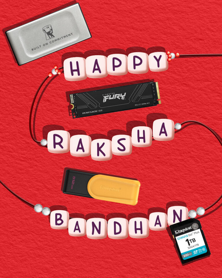 Celebrate Raksha Bandhan with Kingston Technology Thoughtful Tech Gifts for Your Sibling
