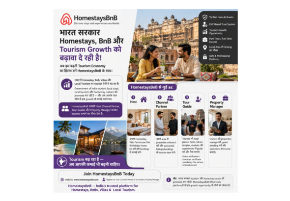 HomestaysBnB Sets Out to Transform Indian Tourism With a Trust-Driven, Opportunity-Firs